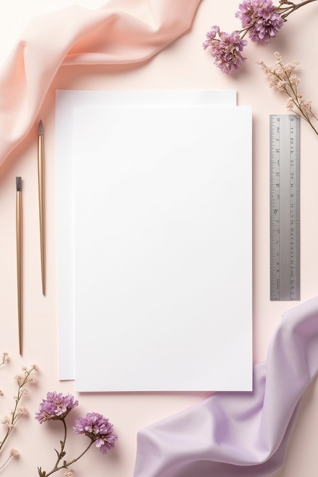 elegant gradient wedding invitations