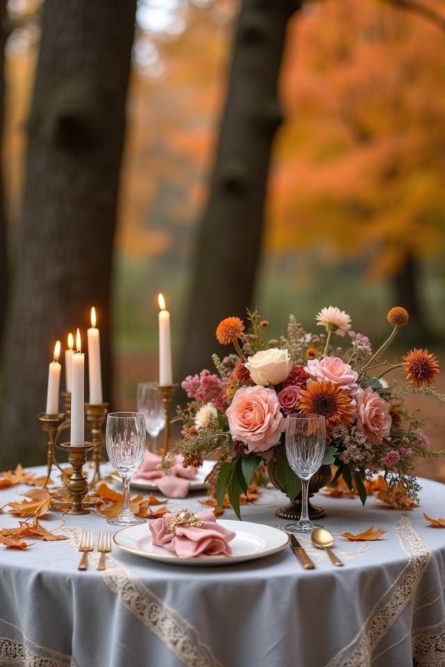 elegant gray and blush