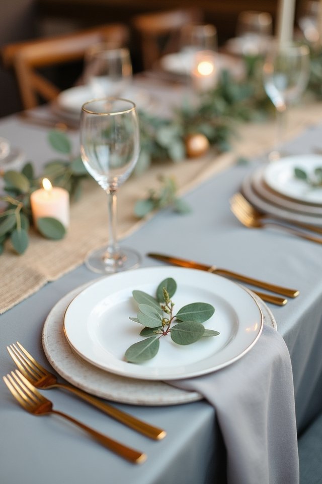 elegant grey and gold