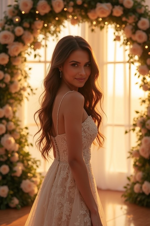 elegant hair flip magic