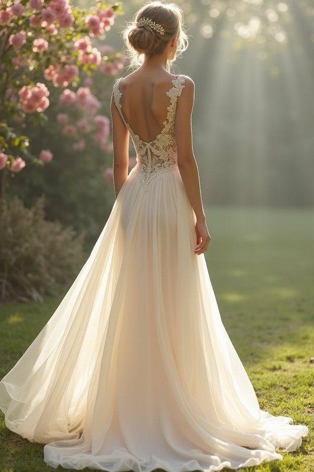 elegant high low silk dress