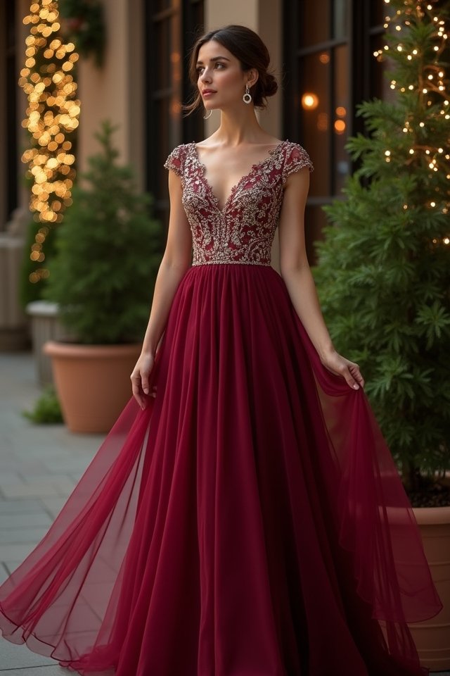 elegant holiday dress option