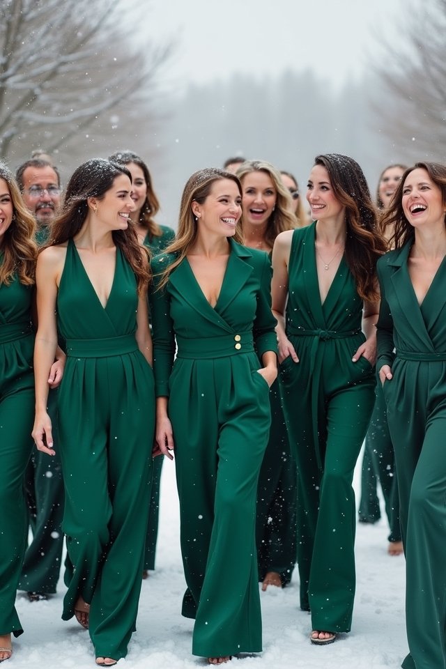 elegant jumpsuit wedding attire