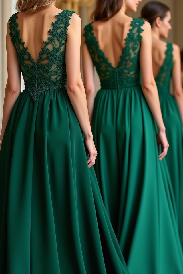 elegant lace a line dress