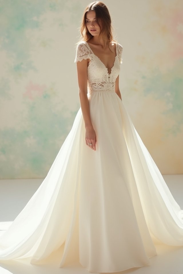 elegant lace ball gown