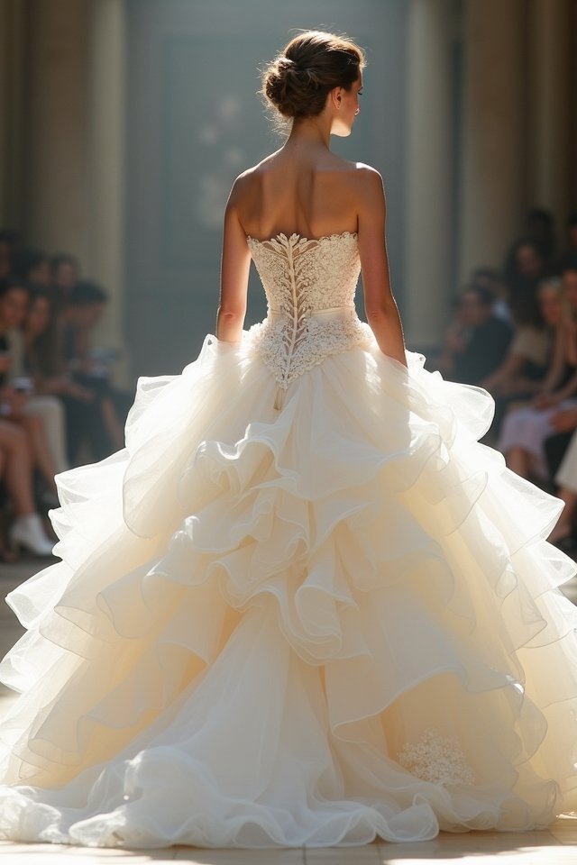 elegant lace ball gown