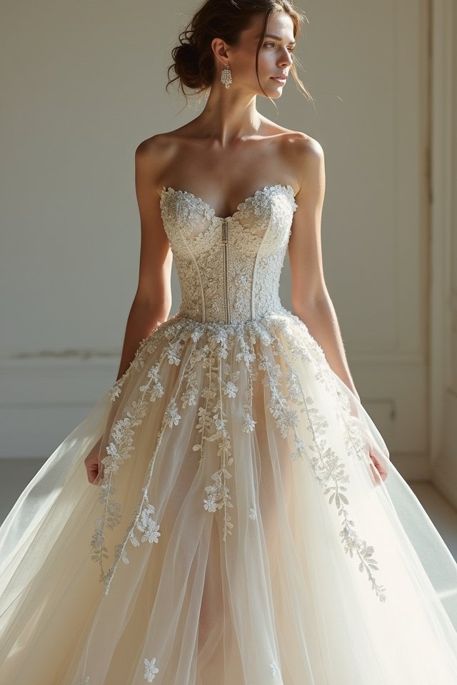 elegant lace gown magic