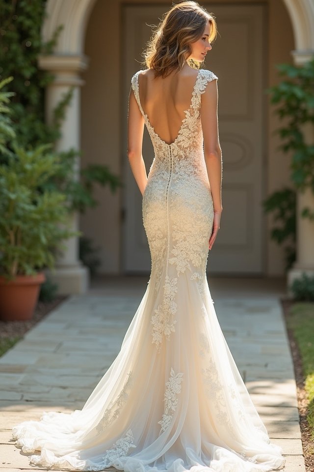 elegant lace sheath dress