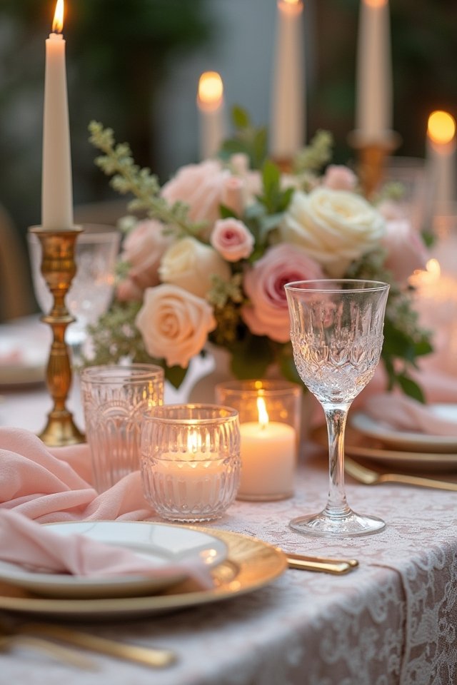 elegant layered table designs