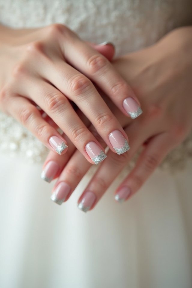 elegant light grey ombre