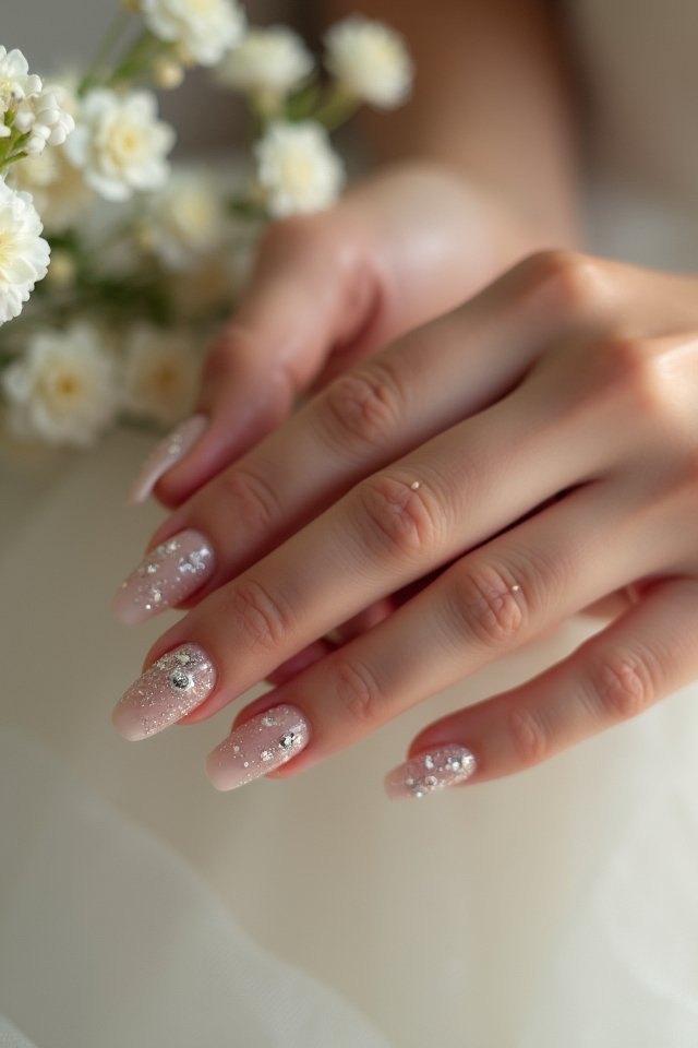 elegant light taupe sequins