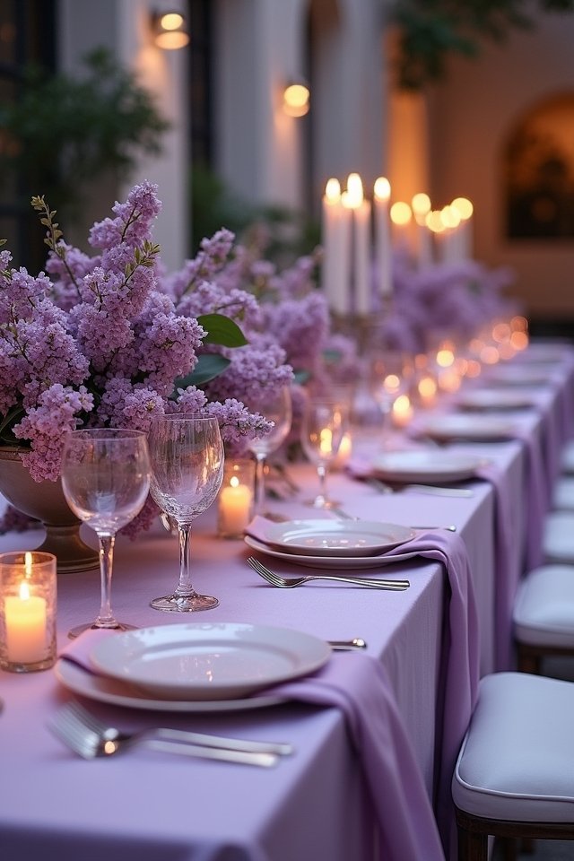 elegant lilac flower arrangements