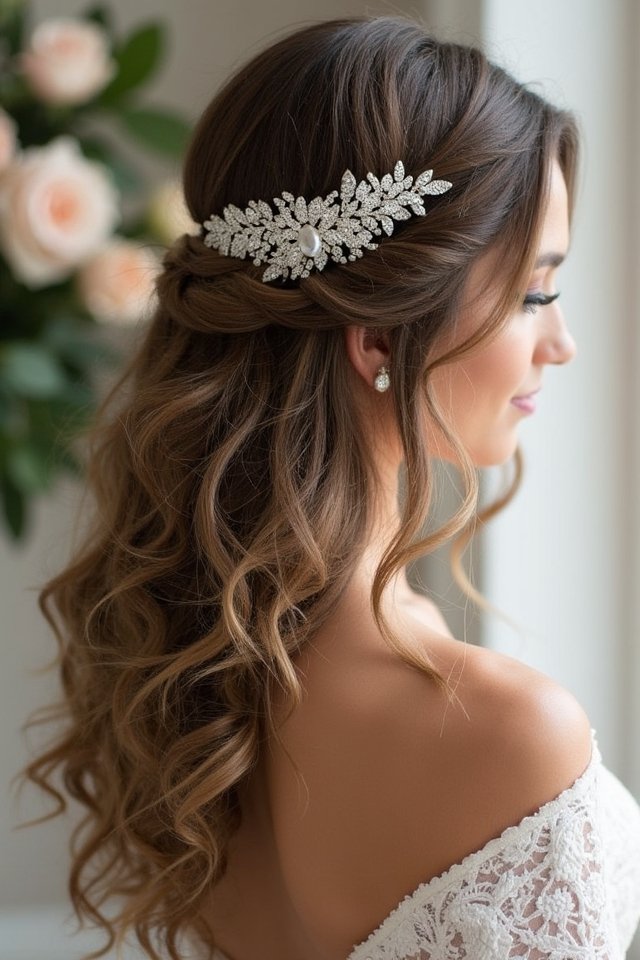 elegant loose curls style