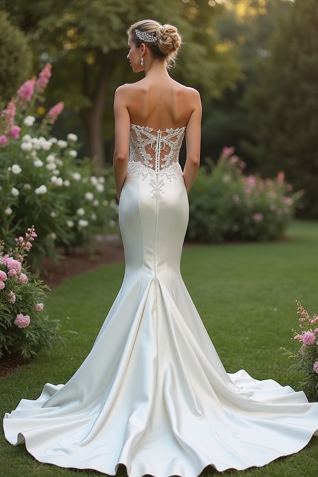 elegant mermaid wedding dress