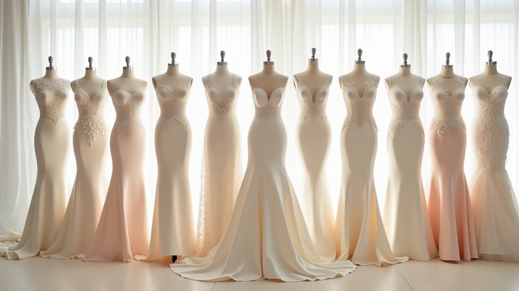 elegant mermaid wedding gowns