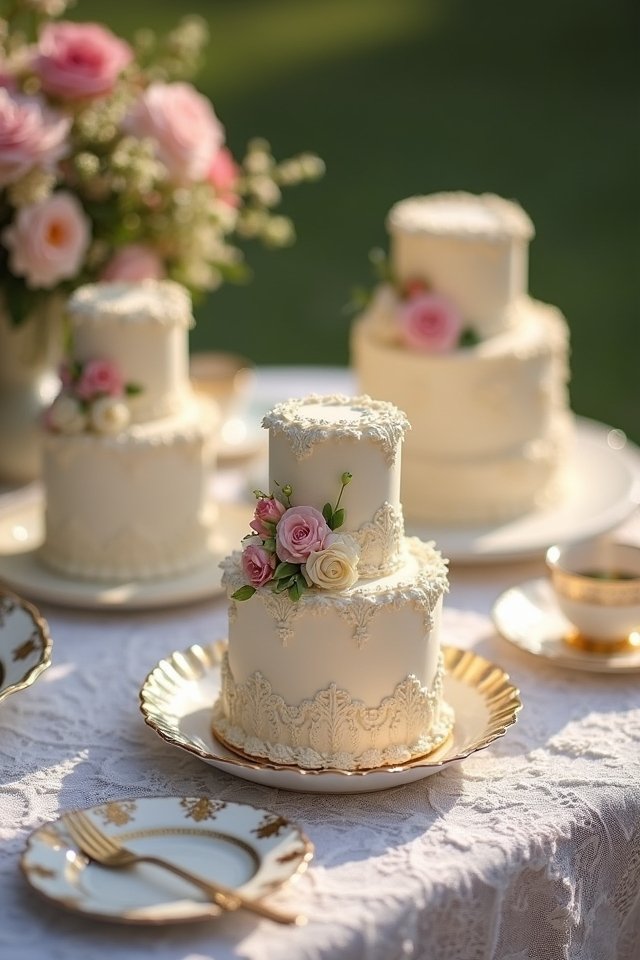 elegant mini cakes delight