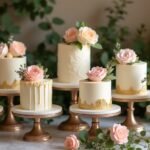elegant mini wedding cakes