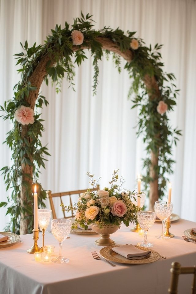 elegant minimalist backdrop ideas