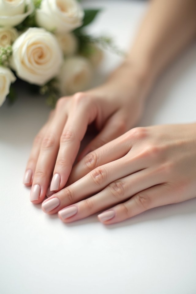 elegant minimalist nail art