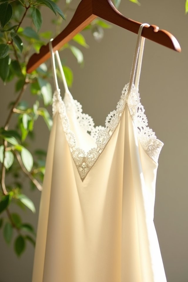 elegant minimalist slip dress