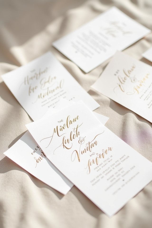 elegant minimalist typography design