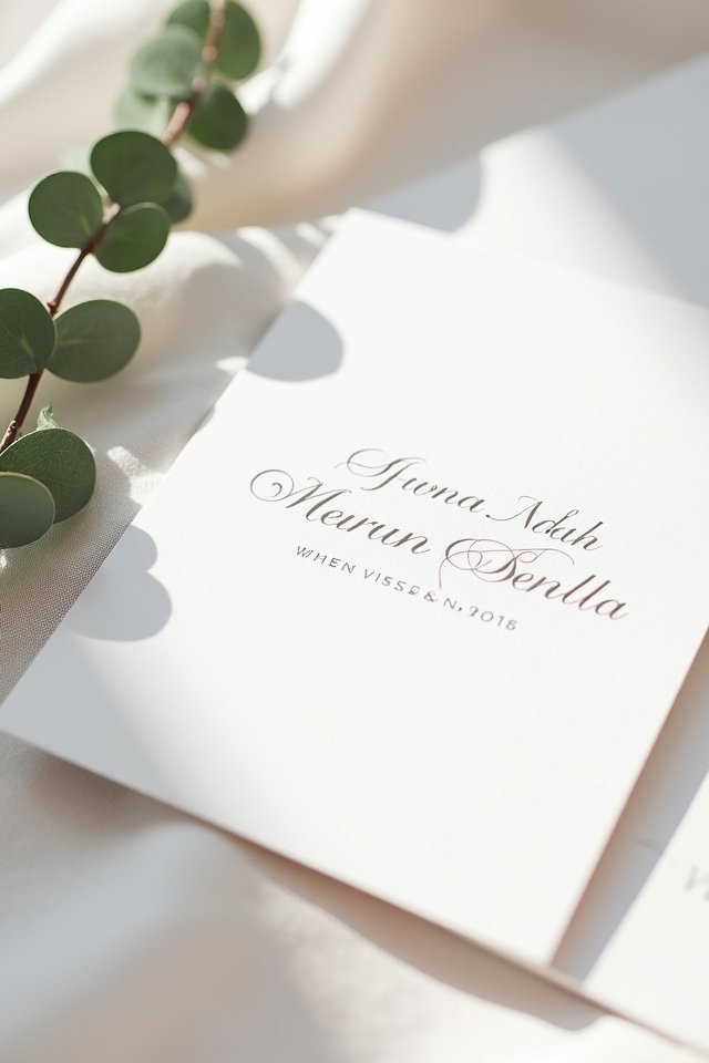 elegant minimalist typography design