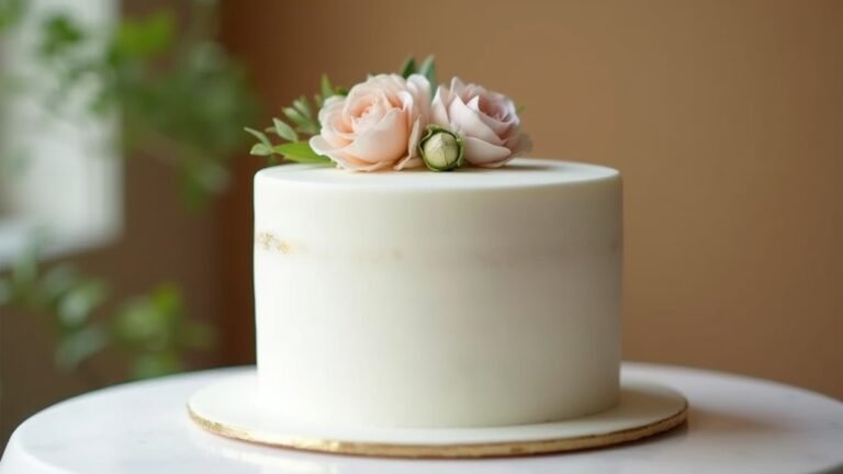 elegant minimalist wedding cakes
