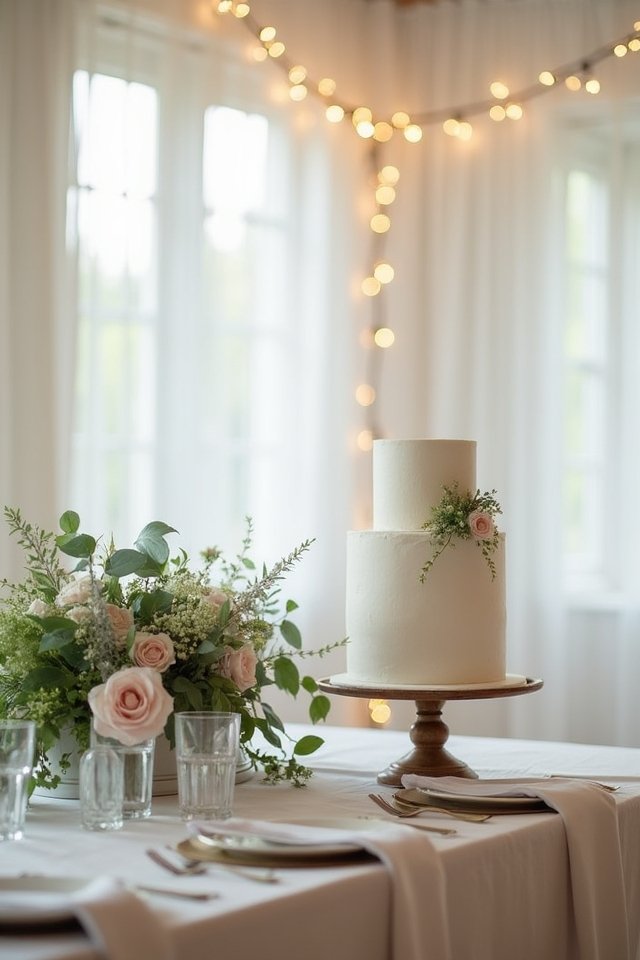 elegant minimalist wedding decor