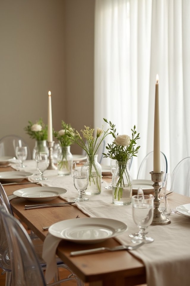 elegant minimalist wedding decor