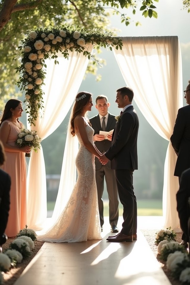 elegant minimalist wedding design