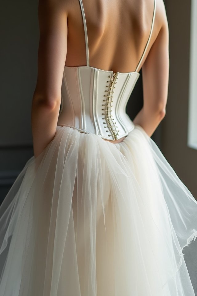 elegant minimalist wedding dress
