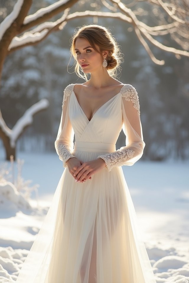 elegant minimalist wedding dresses