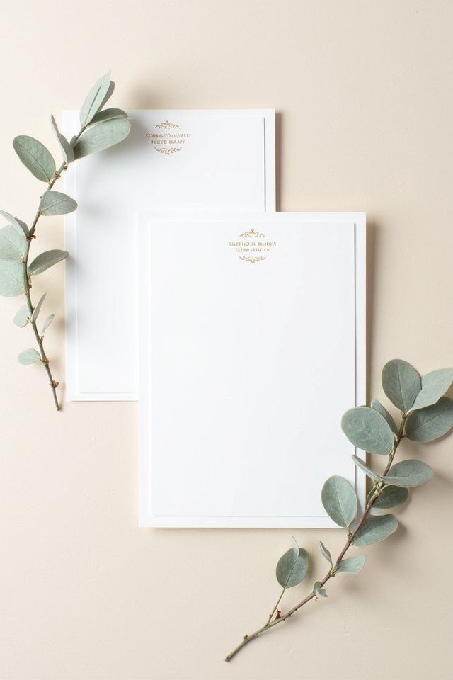 elegant minimalist wedding invitations