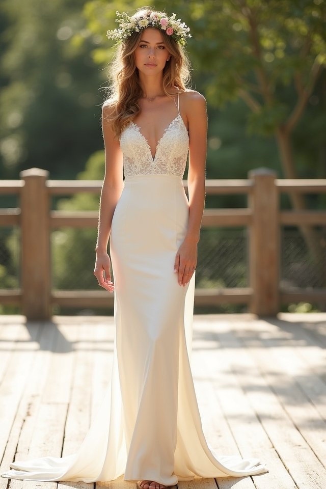 elegant minimalistic bridal style