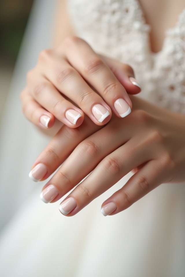 elegant minimalistic nail design