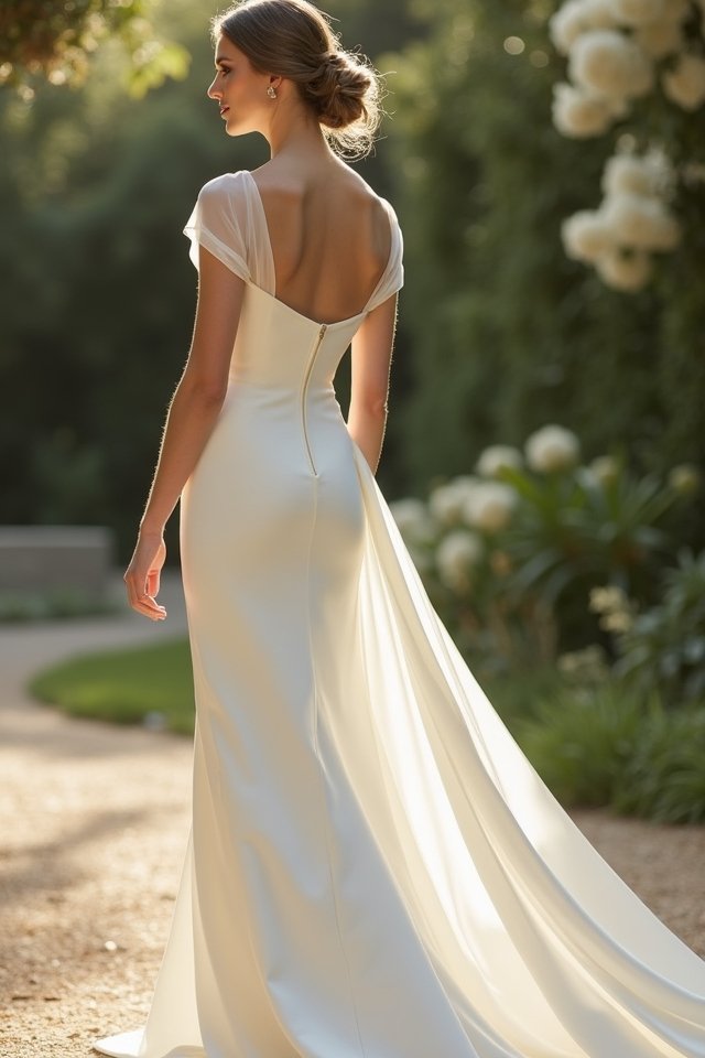 elegant minimalistic wedding gowns