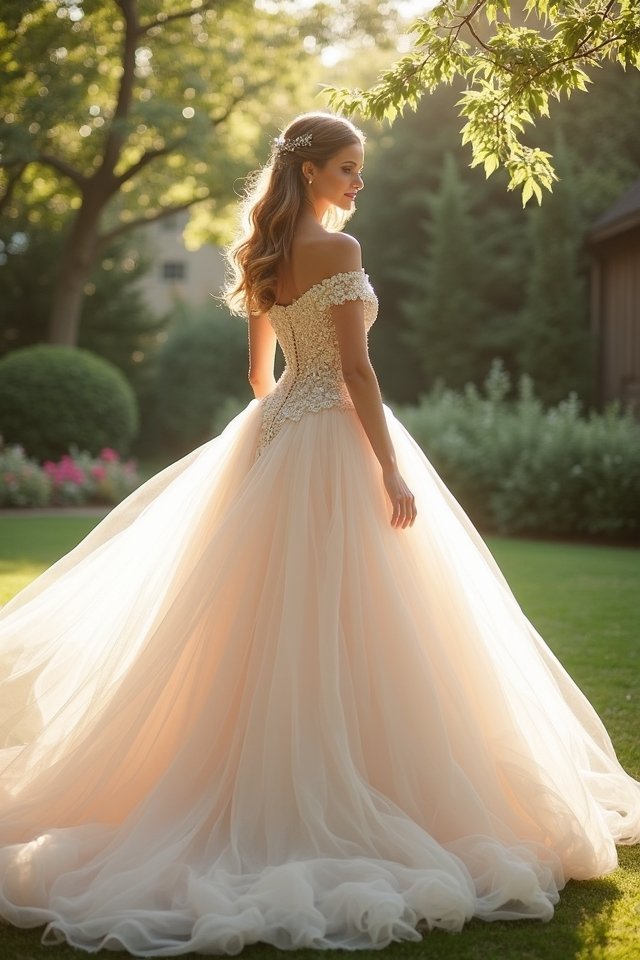 elegant modern ball gown