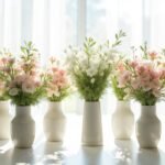 elegant modern quince bouquets