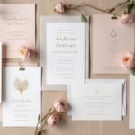elegant modern wedding invitations