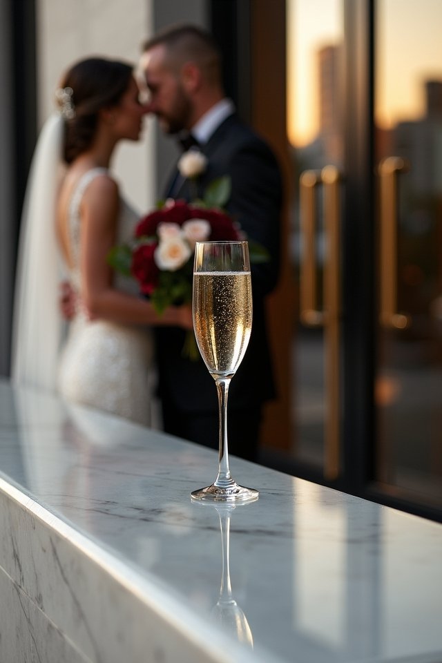 elegant modern wedding style