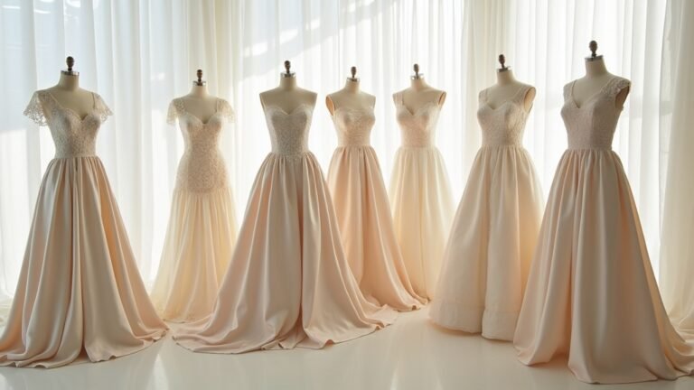 elegant modest satin dresses