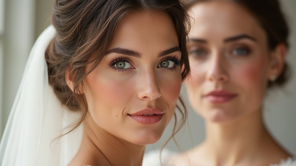 elegant natural bridal makeup
