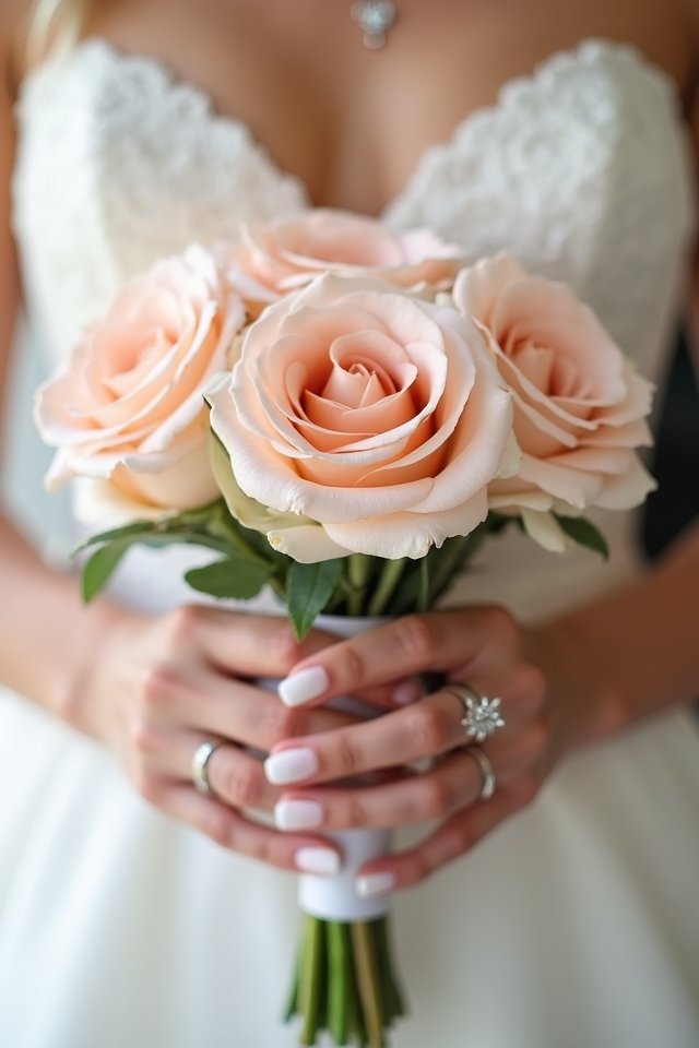 elegant nude blush ombre