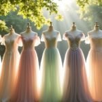 elegant off shoulder wedding attire