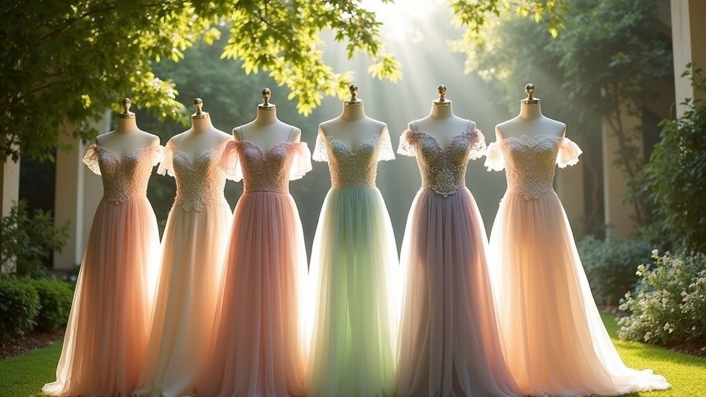 elegant off shoulder wedding attire