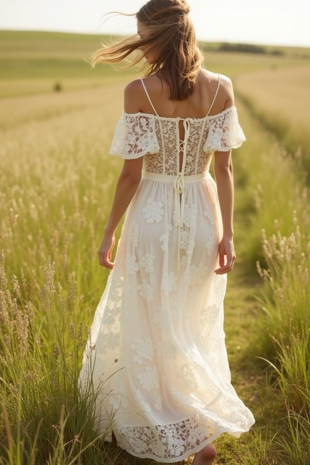 elegant off the shoulder dress