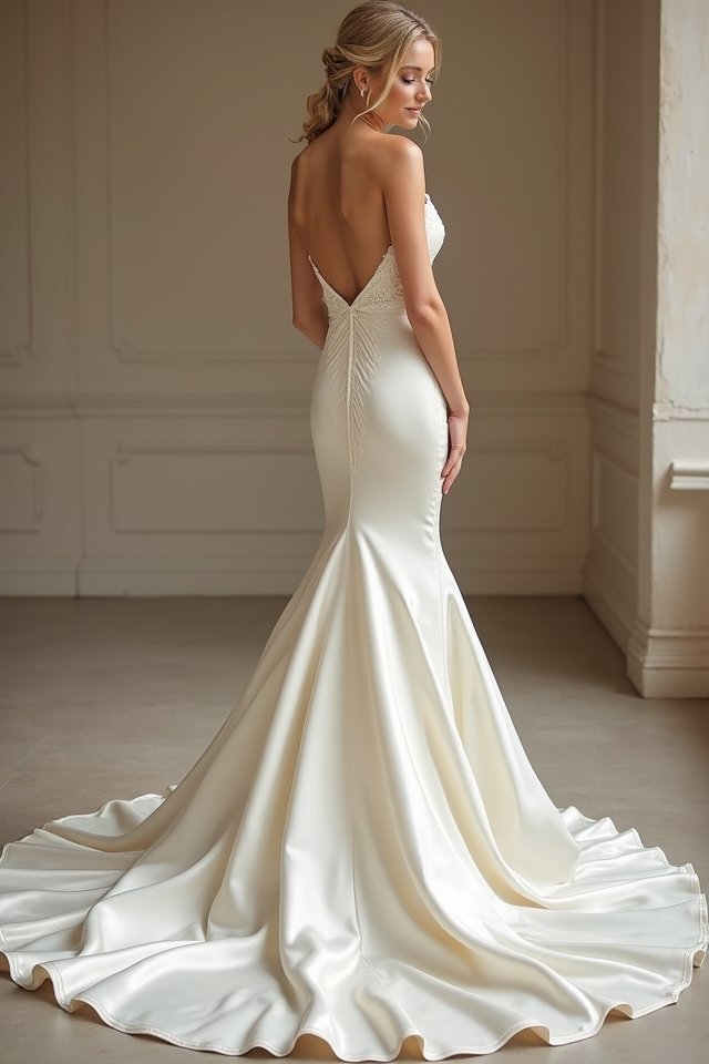 elegant one shoulder mermaid dress