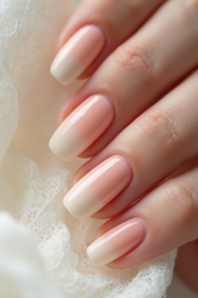 elegant peach nude blend