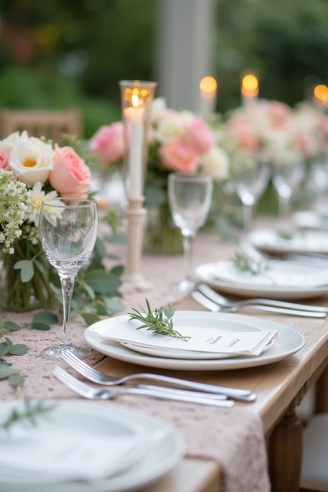 elegant personalized place cards