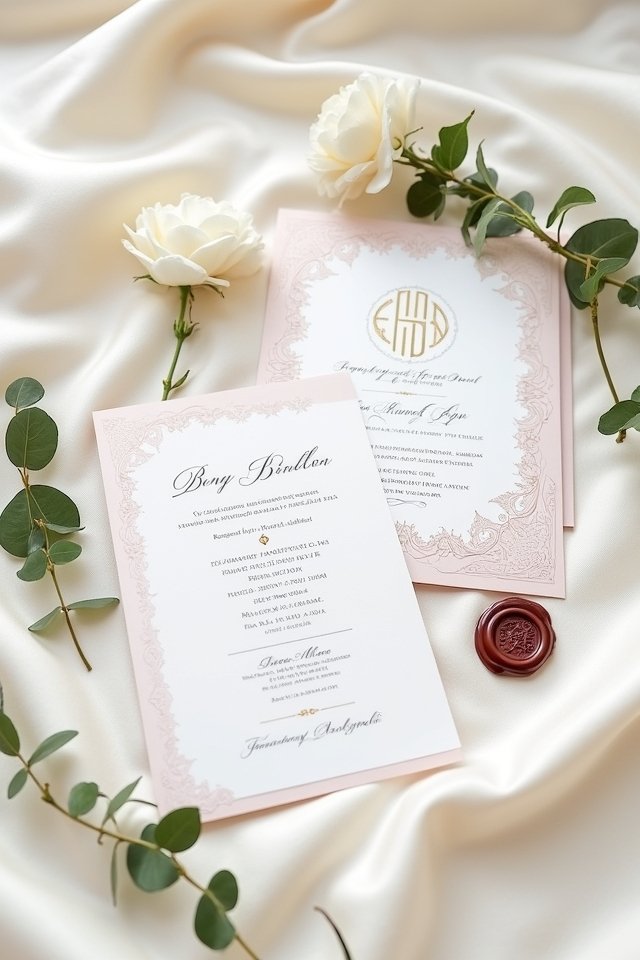 elegant personalized wedding invitations